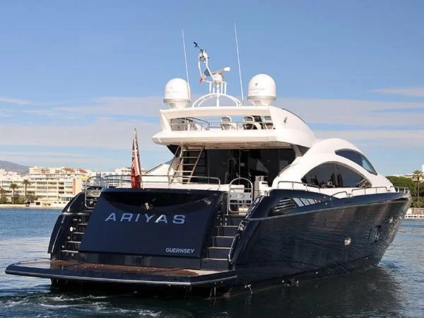 Ariyas yacht detail