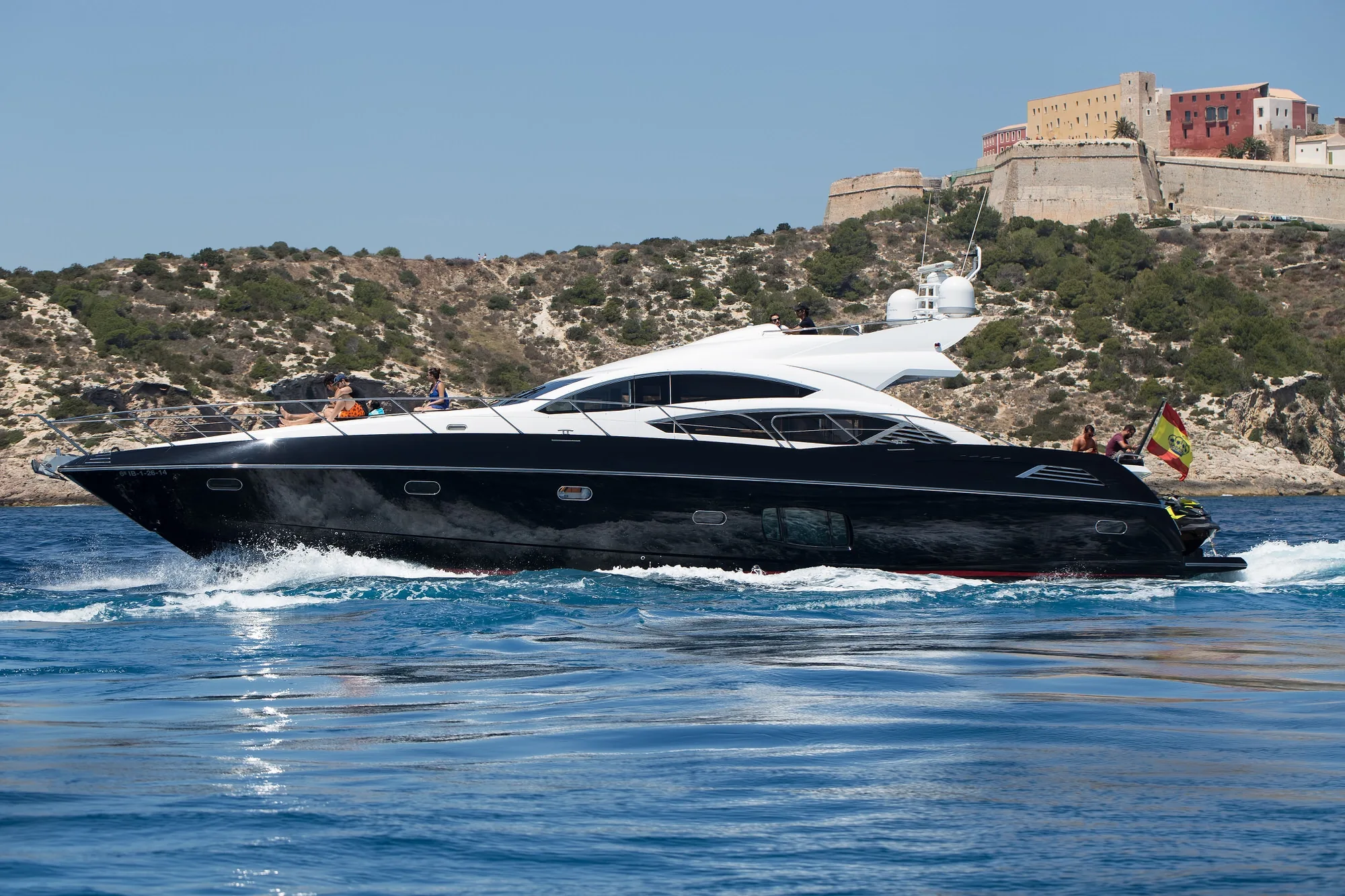 Black Jax yacht exterior