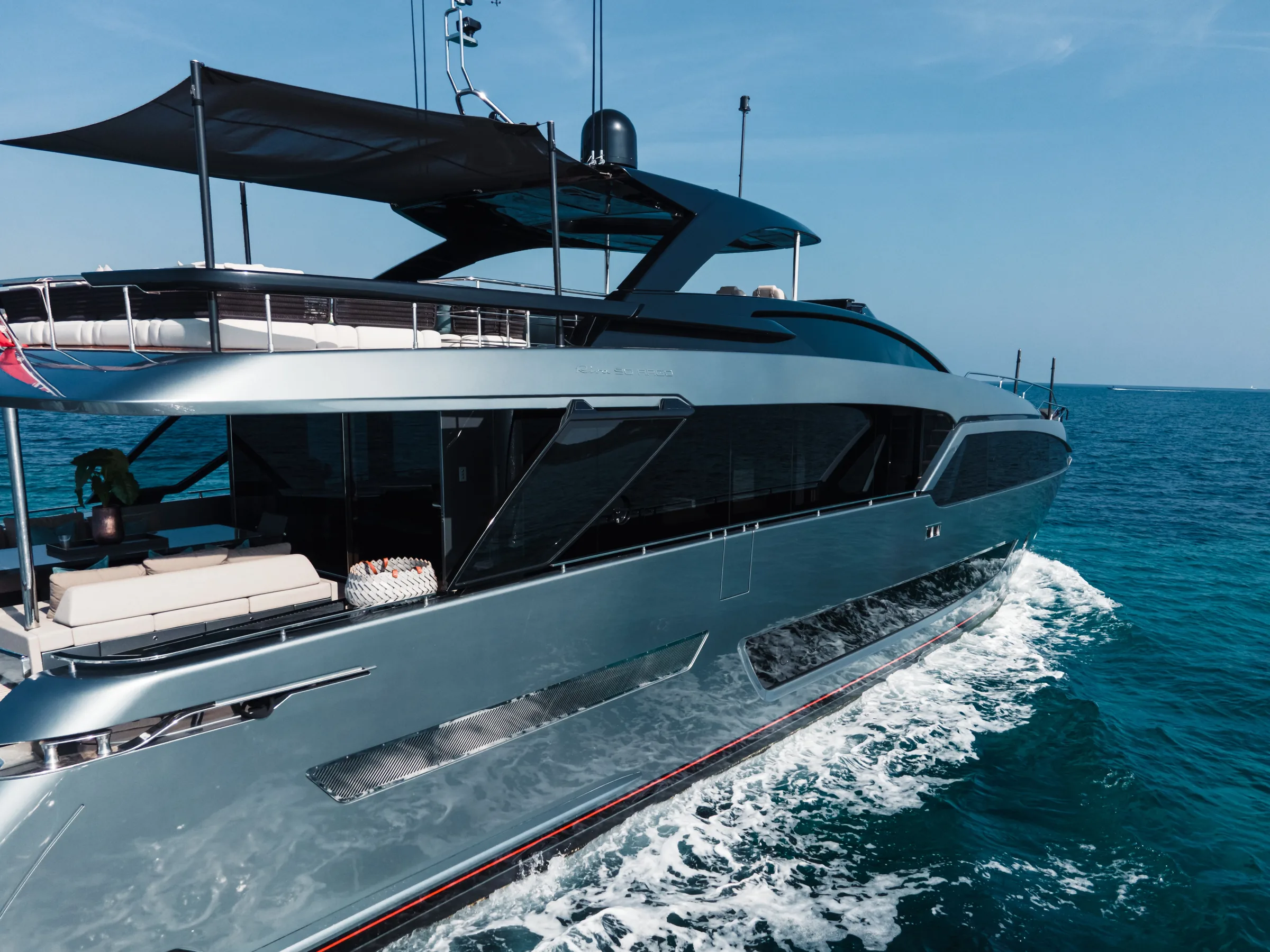 Ella yacht detail