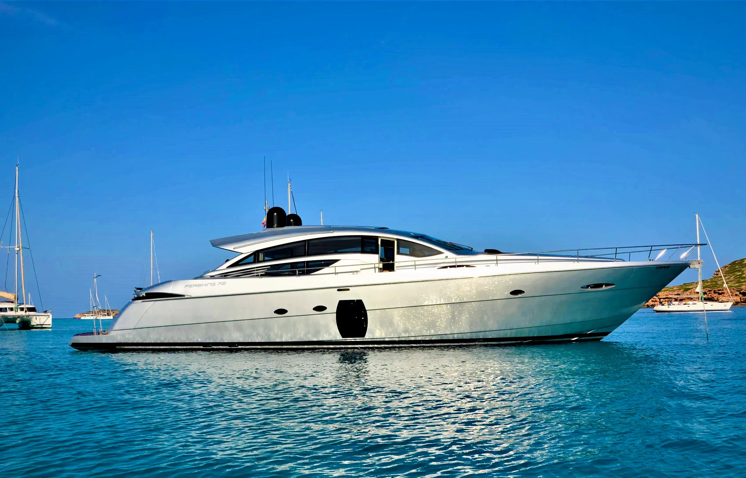Sensation yacht exterior