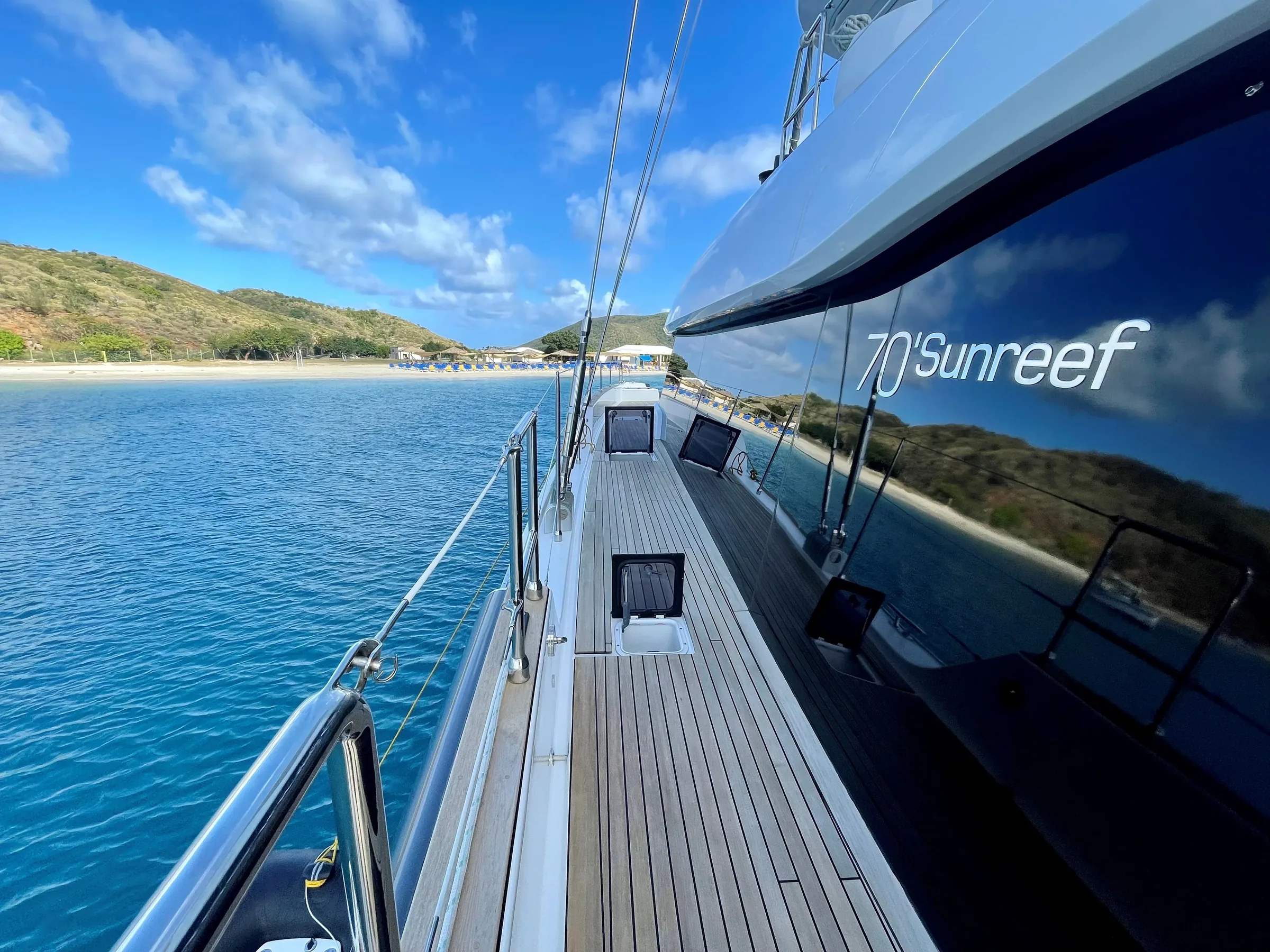 Yolo yacht port view